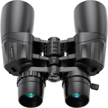 10-30x50 Zoom Binoculars for Adults High Powered | HD Optics,Waterproof, Fogproof,Military,Bird Watching,Traveling Concerts,Large View,BAK4,FMC Lens,Clear Low Light Vision